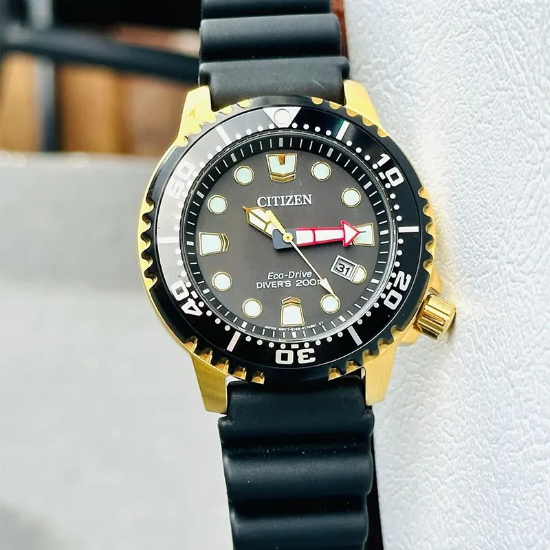 Citizen Promaster Dive Eco-Drive Solar Black Dial Men's Watch- BN0152-06E